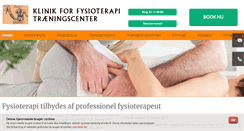 Desktop Screenshot of fysioterapi-klinik.dk